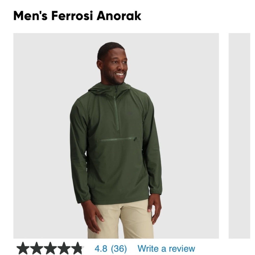 Outdoor Research Ferrosi Anorak Rain Jacket